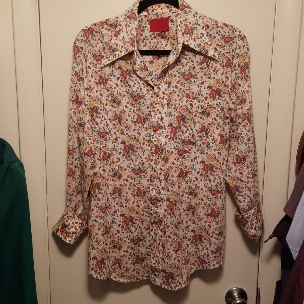 Vintage paisley blouse